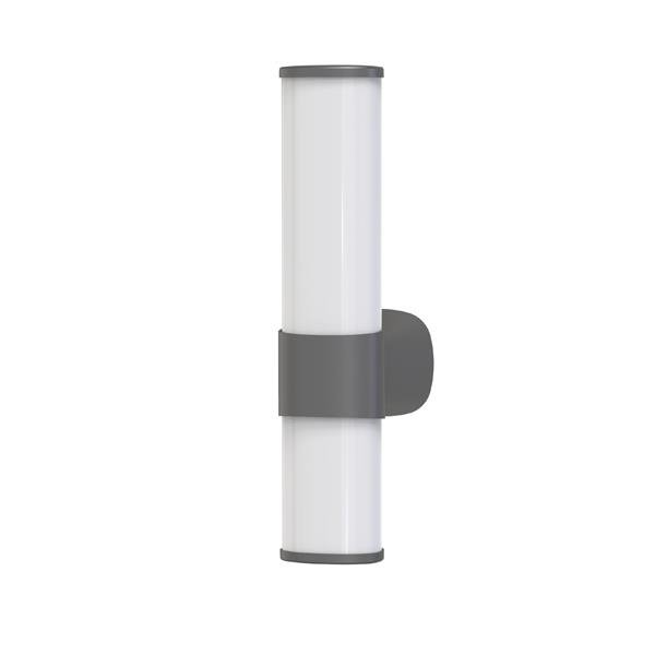 APLIQUE DE PARED PARA BAÑO PLÁSTICO LED 6W 600Lm 3CCT(3000 / 4000 / 6000K) 400X68mm IP44 ARTE ILLUMINA BREEZE