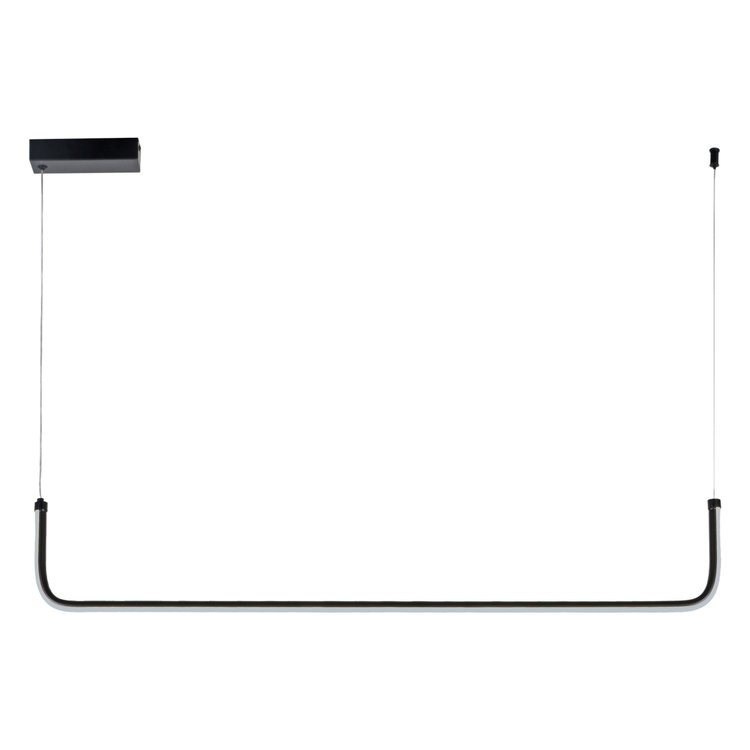 LÁMPARA DE TECHO COLGANTE ALUMINIO LINEAL UNA LUZ LED 18W 975Lm 3CCT (3000 / 4000 / 6500K) 900X1200mm ARTE ILLUMINA