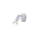 FOCO MÓVIL METALIZADO 1xGU10 MÁX. 7W 70x105mm GRIS ARTE ILLUMINA VORRAS