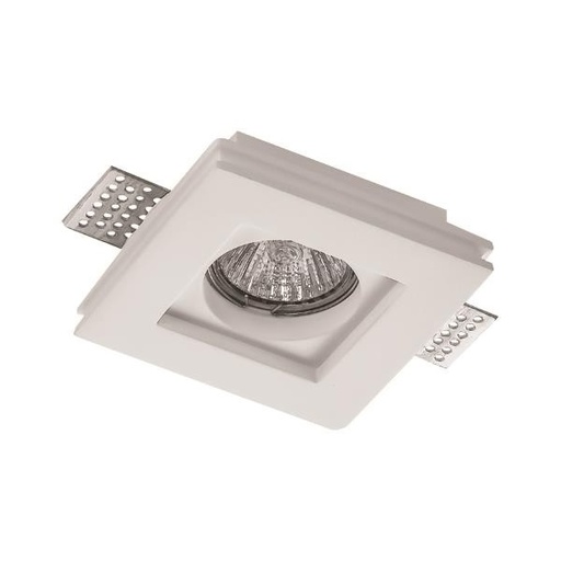 [147-53200] "SPOT PLASTER" CUADRADO GU10 100x100x40mm EUROLAMP