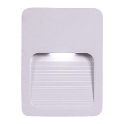 APLIQUE DE PARED "SCHRITT" LED SLIM 2W 120x90x12 3000K IP65 BLANCO PLUS
