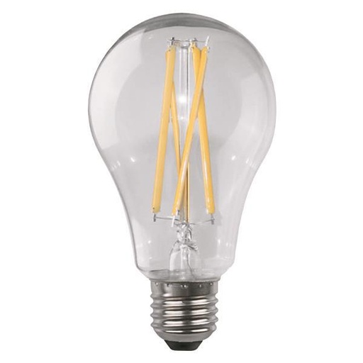 BOMBILLA LED A60 FILAMENTO CRUZADO 11W 1600lm E27 220-240V TRANSPARENTE 