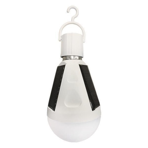 [145-20003] BOMBILLA LED SMD 7W A70 E27 CON PANELES SOLARES INTEGRADOS