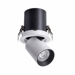 EMPOTRABLE CON FOCO MÓVIL 12W Ø110 BLANCO PRO EUROLAMP