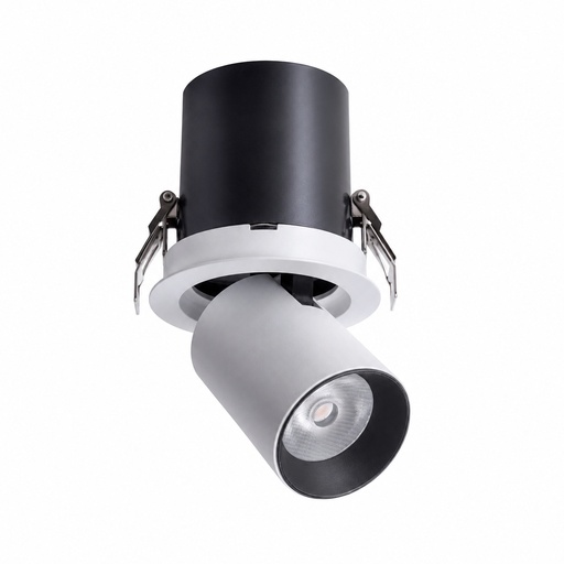 EMPOTRABLE CON FOCO MÓVIL 12W Ø110 BLANCO PRO EUROLAMP