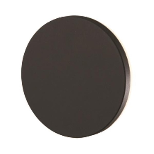 [145-20218] APLIQUE LED REDONDO 10W Ø150x50 3000K IP54 NEGRO PRO