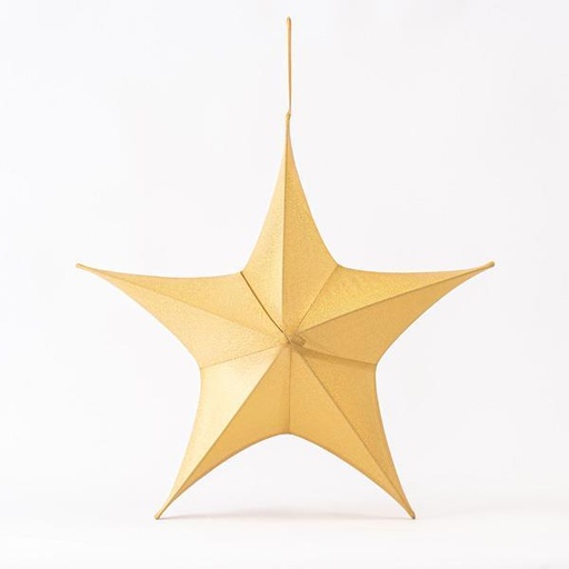 [600-45795] ESTRELLA,TEJIDO ORO IRIDISCENTE, 80cm