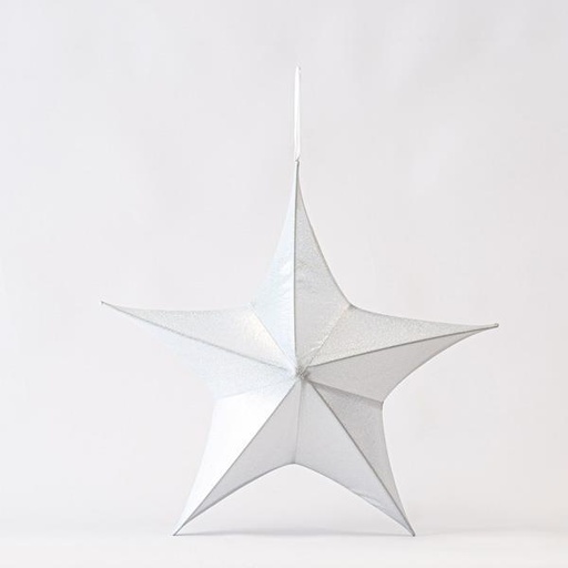 [600-45791] ESTRELLA,TEJIDO BLANCO IRIDISCENTE, 65cm
