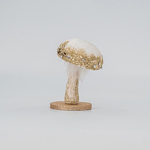 [600-45580] SETAS DE TERCIOPELO, BLANCO, 7x13cm