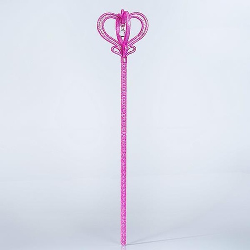 [600-44674] VARITA ACRÍLICA, ROSA, 8,5x37,3cm