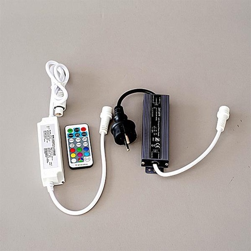 [600-11921] ADAPTADOR 24V, CONTROLADOR SYNCHRONOUS RGBW LED Y MANDO, CABLE 3m, IP65