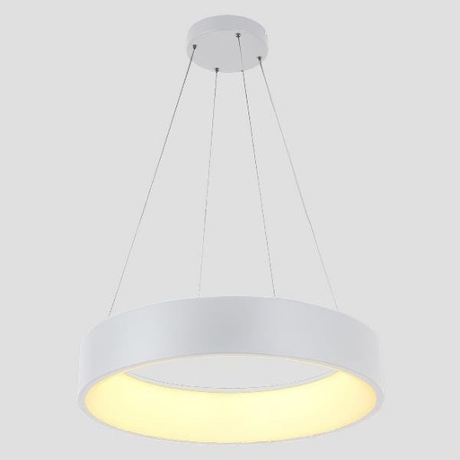 [144-17010] LUMINARIA COLGANTE REDONDA LED 30W 3000Κ Ø450x1500 BLANCO