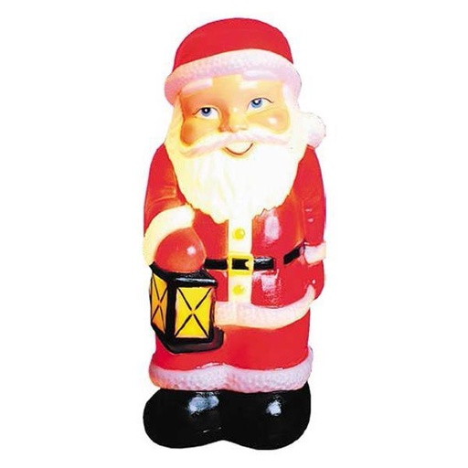 [600-23058] PAPÁ NOEL MULTICOLOR CON LINTERNA, 60cm