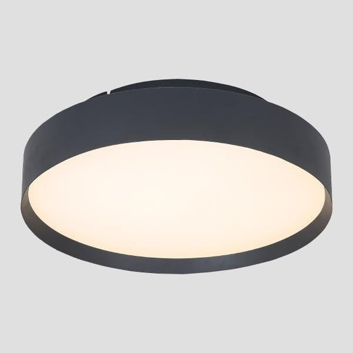 [144-51001] PLAFON REDONDO LED 40W 3000Κ Ø450x110 NEGRO