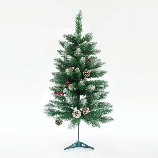 [600-30170] ÁRBOL NEVADO CON BAYAS, 150cm