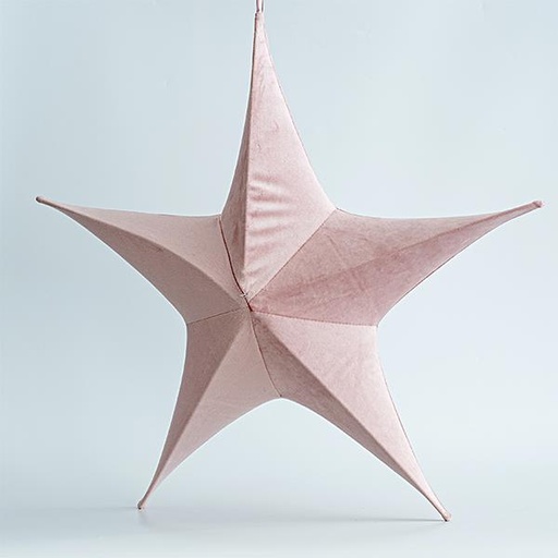 [600-45314] ESTRELLA DE TERCIOPELO, ROSA, 65cm