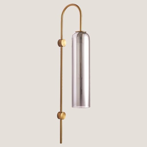[144-56000] APLIQUE  DE PARED E27 10x70 AHUMADO ORO ARTE ILLUMINA CALLIOPE