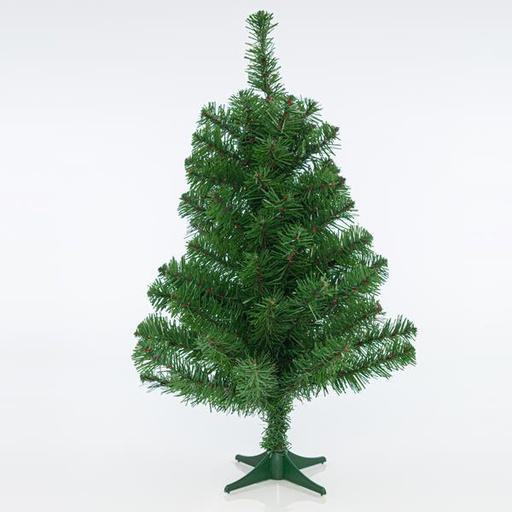 [600-30025] ÁRBOL 60cm, 70 PUNTAS (ANCHO PUNTAS 6cm), COLOR VERDE