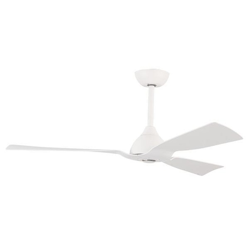 VENTILADOR DE TECHO ESTANCO IP44 3 ASPAS CON MANDO Ø132 DC 33W EUROLAMP