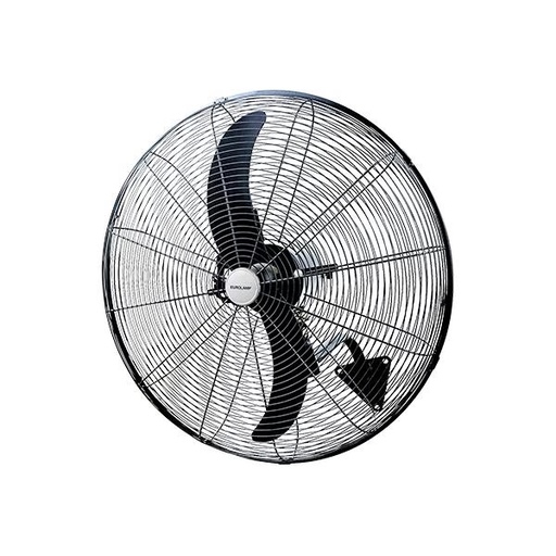 [147-29044] VENTILADOR DE PARED INDUSTRIAL METAL NEGRO Ø76x40cm 200W C/MANDO EUROLAMP