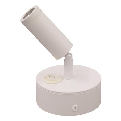 SPOT SUPERFICIE MOVIL 3W LED 3000K PLUS "ARISTON 1" ARTE ILLUMINA