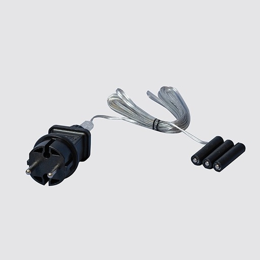 [600-19891] 3 pilas AAA, conector, adaptador de 4,5 V, cable de 3 m