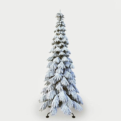 [600-30698] ABETO NEVADO, ZEUS, CON LUCES, 240cm