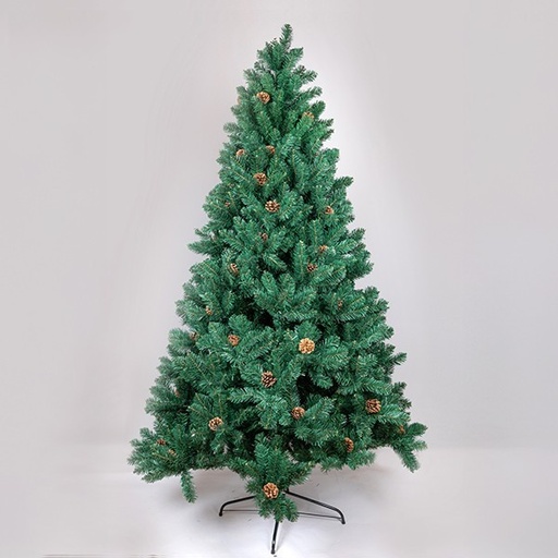 [600-30723] ABETO OFELIA, CON PIÑAS, PVC, 210cm