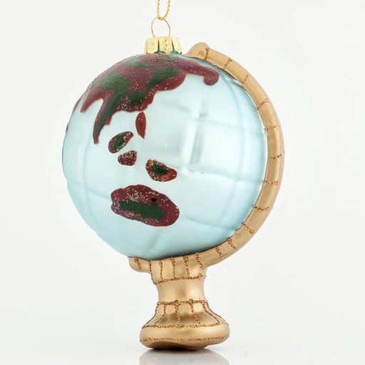 [600-42379] ADORNO DE CRISTAL, GLOBO, 7,8x11,4cm
