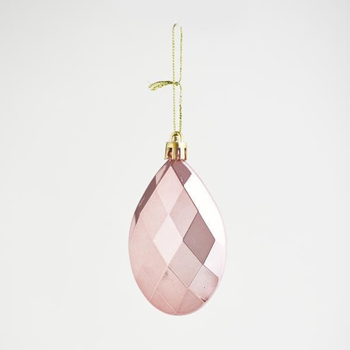 [600-42742] DIAMANTES DE PLÁSTICO, ORO ROSA, SET DE 6 PIEZAS, 8 cm