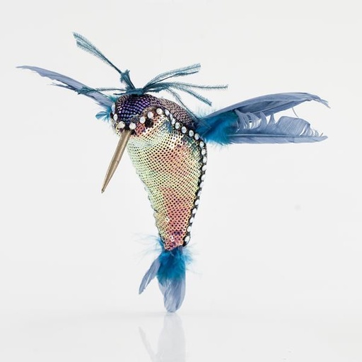 [600-43479] PAJARITO, AZUL, 20x12x20cm