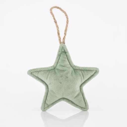 [600-43780] ESTRELLA, TERCIOPELO MENTA 10x2,5x28cm