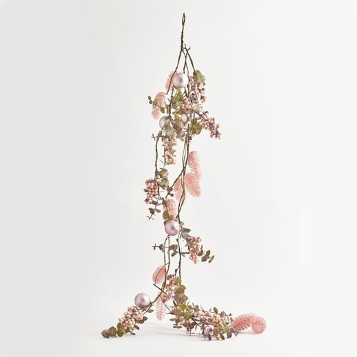 [600-45896] RAMA, CON PIÑAS, HOJAS 110cm