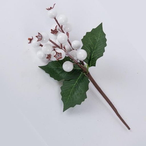 [600-46126] PICO CON BAYAS BLANCAS, 21cm