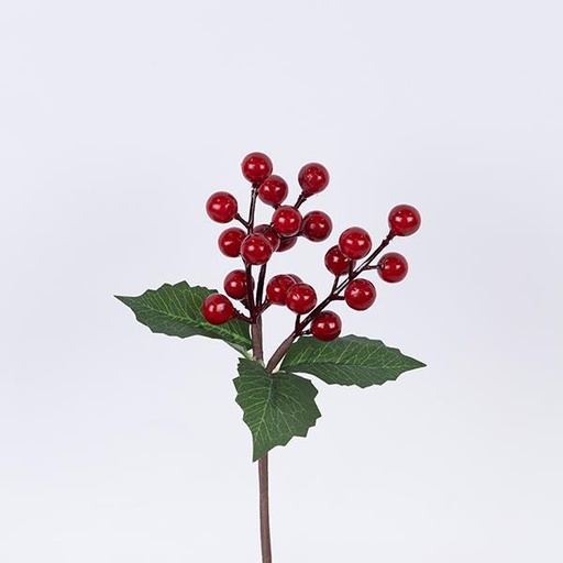 [600-46132] PICO CON FRUTOS ROJOS, 20cm