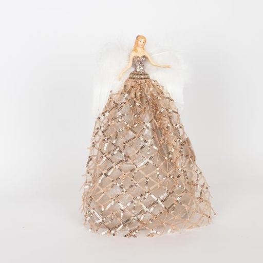 [600-46475] HADA DE CHAMPÁN, ÁRBOL DE LA CIMA, 30 CM