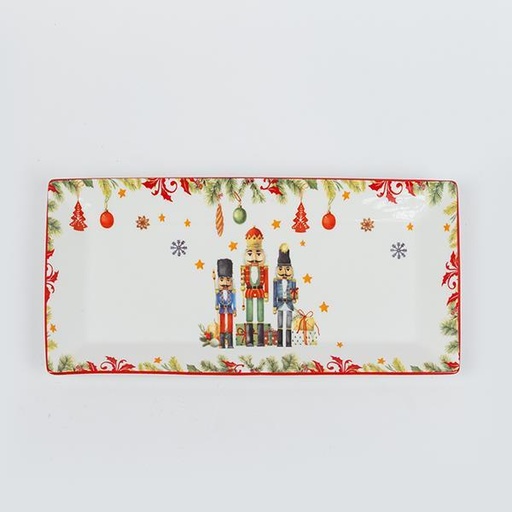 [600-46498] PLATO RECTANGULAR CASCANUECES, 32,8CM