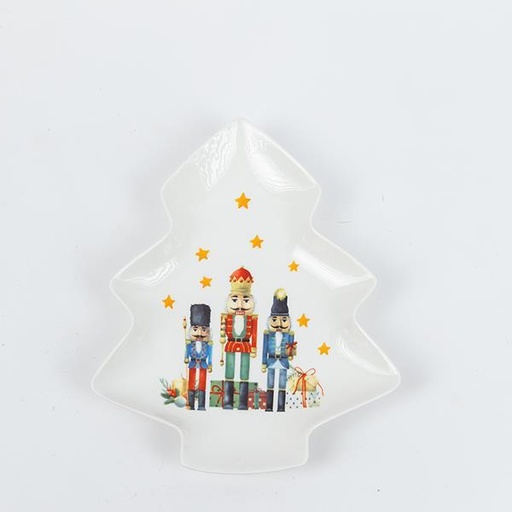 [600-46502] PLATO DE ÁRBOL CON CASCANUECES, 25CM