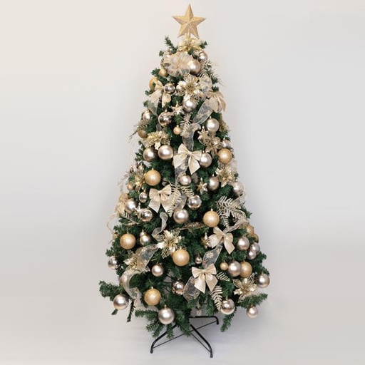 [600-46541] DECORACIÓN PARA ÁRBOL, CHAMPÁN, SET 120 PIEZAS