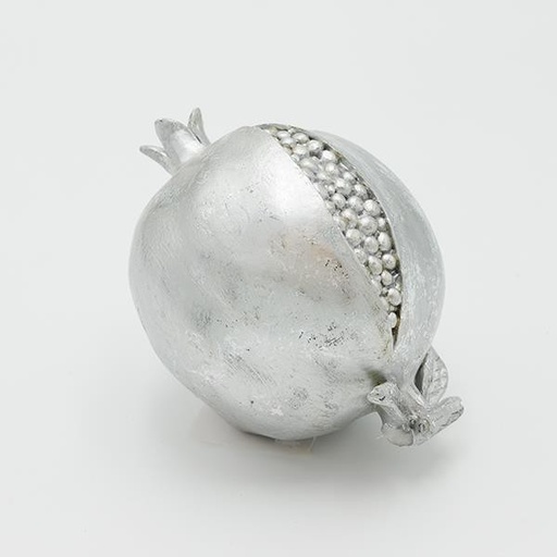 [600-46822] ROSA DE POLIRESINA, PLATA, 14,5X9,5CM