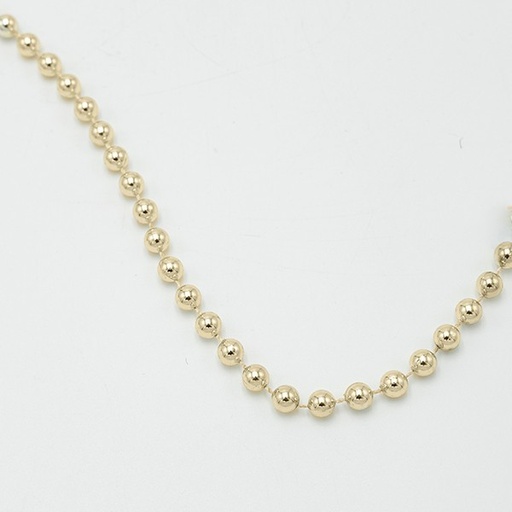 [600-47584] CADENA CON PERLAS DE CARAMELO, 8MM, 1000CM