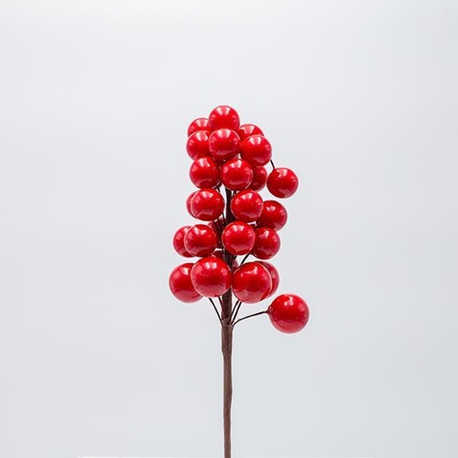 [600-47619] PICO CON FRUTOS ROJOS, 28CM