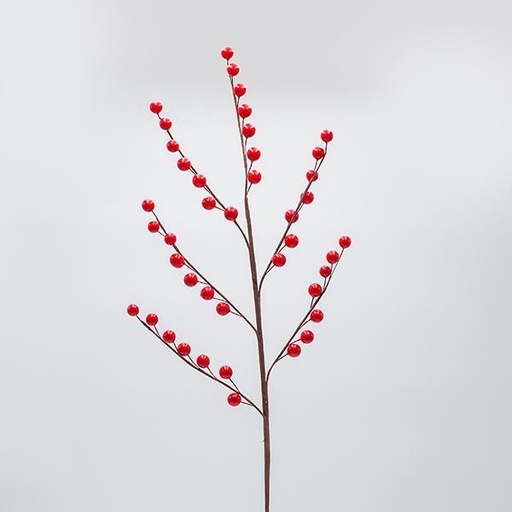 [600-47651] RAMA CON FRUTOS ROJOS, 72CM