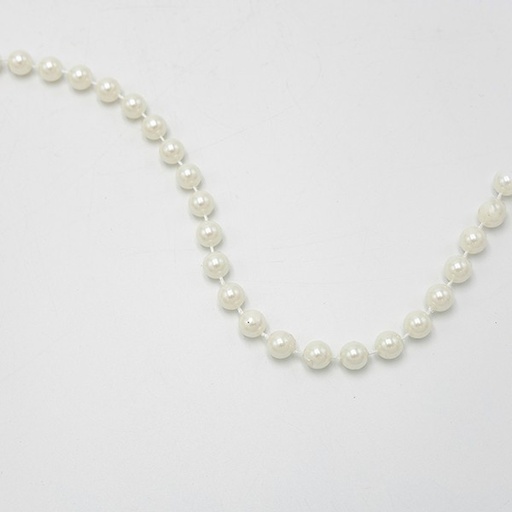 [600-47720] CADENA CON PERLAS CREMA, 10MM, 1000CM