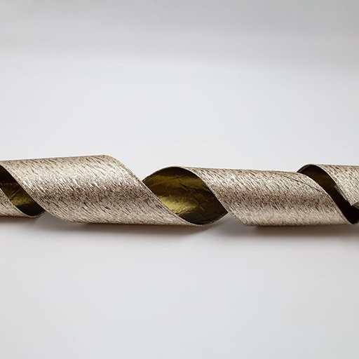 [600-47866] CINTA DE LUJO, CHAMPÁN METÁLICO, 914 X 10 CM