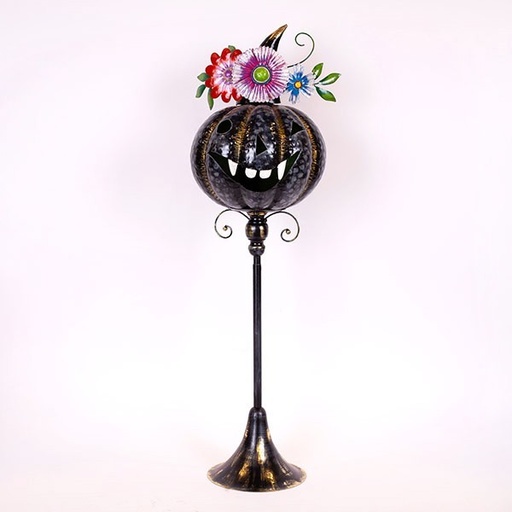 [600-47992] SOPORTE METÁLICO PARA CALABAZA, HALLOWEEN, 85 CM
