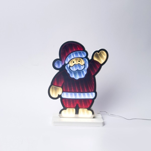 [600-48020] ESPEJO DECORATIVO SANTA 22X5,5X30CM CON CINTA LED, ADAPTADOR, 138 LED MULTIUSOS, CABLE 3M, IP44