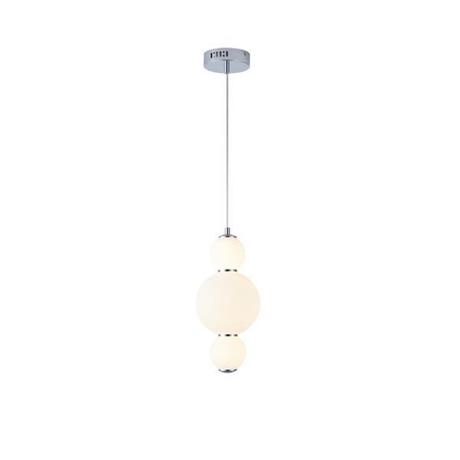 [144-15110] LÁMPARA DE TECHO COLGANTE ALUMINIO 12,6W 1440lm 3000K Ø175x1898mm BLANCO ARTE ILLUMINA BLOSSOM