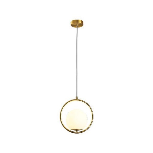 [144-28501] LÁMPARA COLGANTE CRISTAL  1xE27 Ø250mm ORO ARTE ILLUMINA ORBA