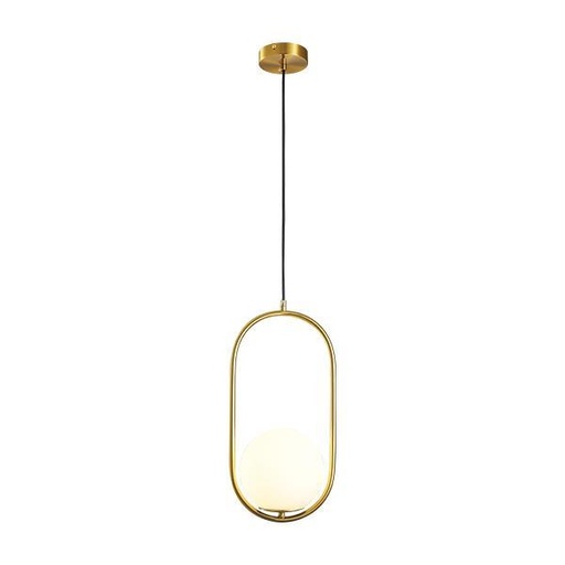 [144-28502] LÁMPARA COLGANTE CRISTAL  1xE27 Ø210mm ORO ARTE ILLUMINA ORBA